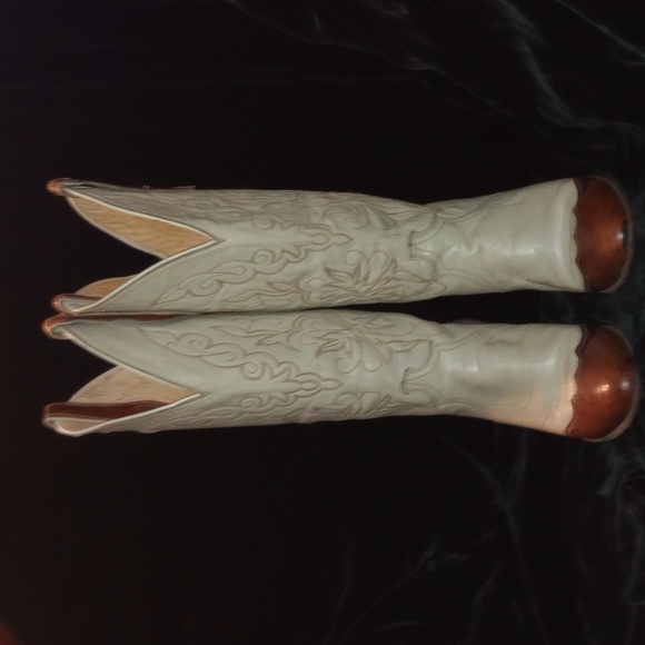 Justin Boots Shoes - Vintage Justin Dancing Cowgirl Boots Size 5B